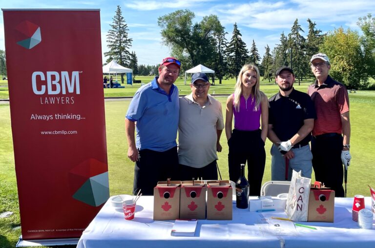 CBM lawyers attending the All Industry Charity Golf Tournament